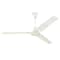 Westinghouse Jax Industrial-Style 56" 3-Blade Wht Indoor Ceiling Fan, Wall Control 7840900 - alternate 1